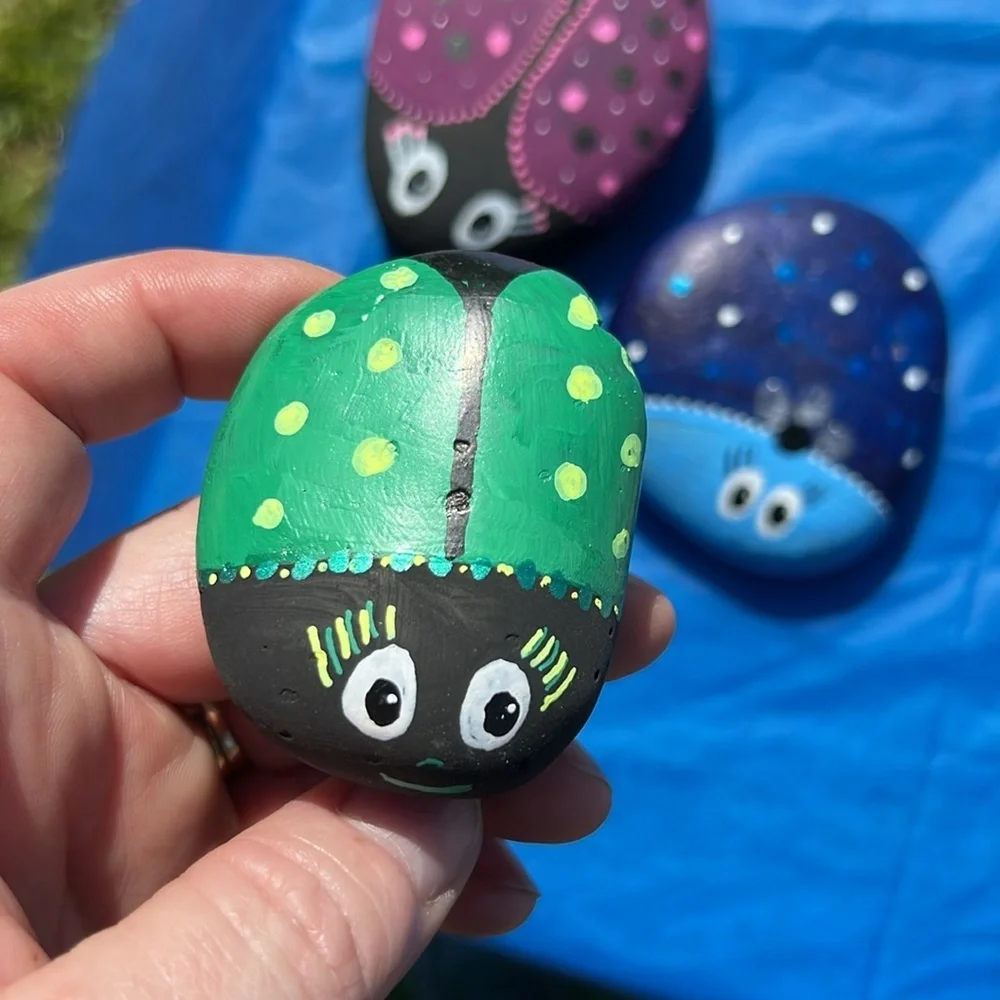Small Painted Rocks - Picture 2 of 2